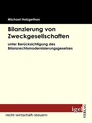 cover image of Bilanzierung von Zweckgesellschaften